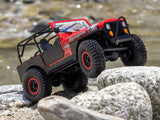 Axial 1/30 Scx30 Jeep Cj-7 Genright 4X4 Rtr, Red