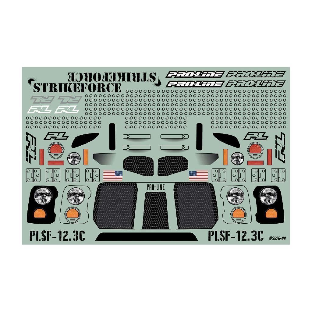Proline 1/10 Strikeforce Clear Body 12.3In (313mm) Wheelbase Scale Cr