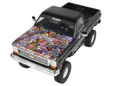Rc4Wd Chevrolet Blazer & K10 Hood (Sticker Bomb)