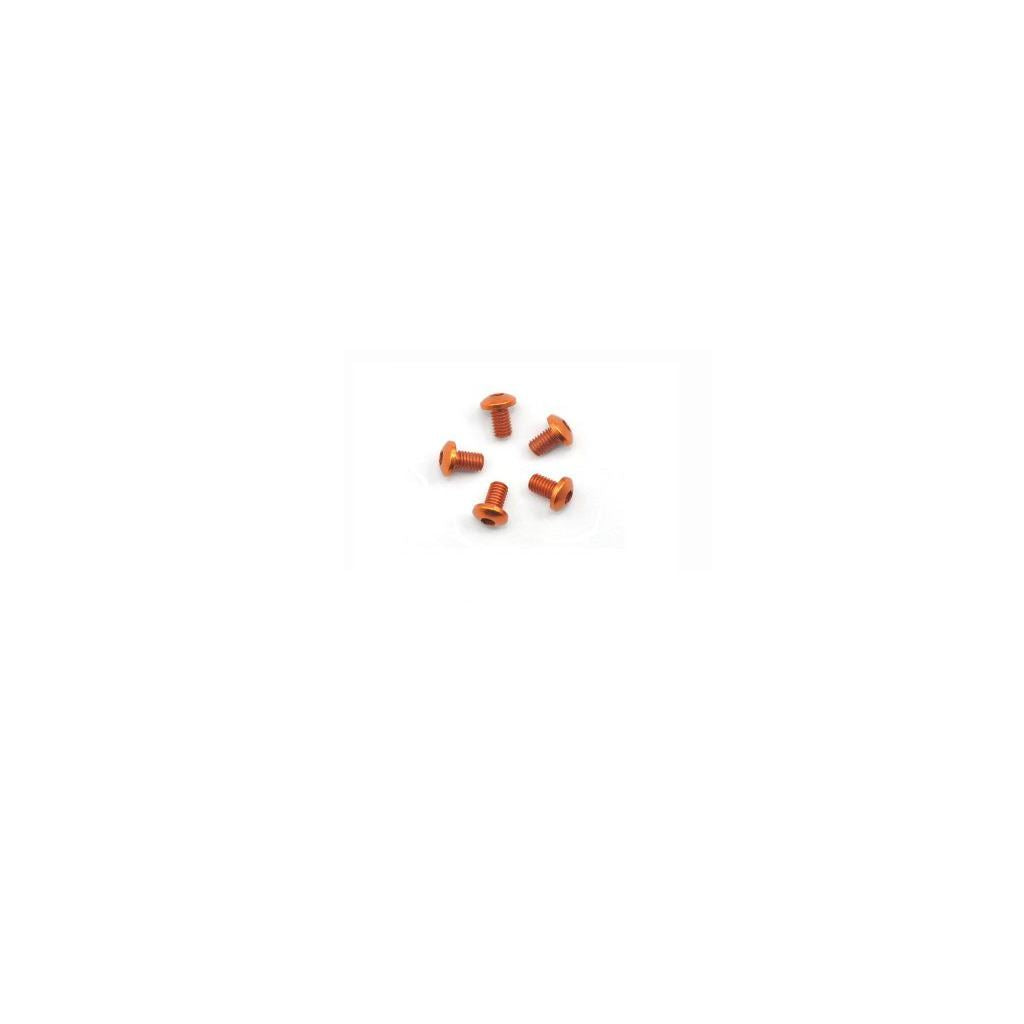Alu Screw Allen Roundhead M3 x 5 Orange (5)