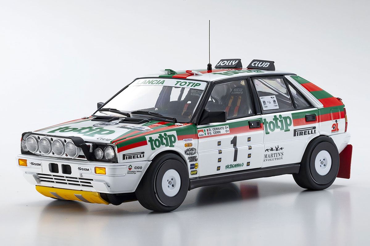 Kyosho 1:18 Lancia Delta Hf 4Wd Targa Florio 1987 Team Totip Nr.1
