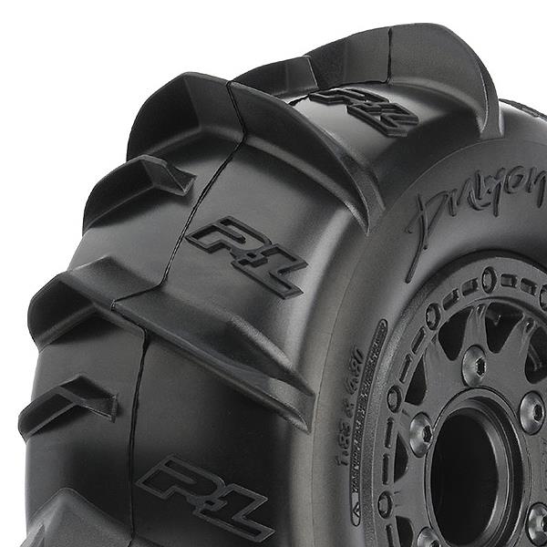 PROLINE DUMONT PADDLE SC TYRES ON BLACK RAID 6x30 WHEEL SLASH