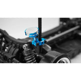 Yeah Racing Aluminium CNC Magnetic Invisible Body Mounting System 2pcs Red