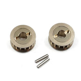 Yeah Racing Aluminum Pulley 2Pcs For Yokomo 870C Super Dog Fighter Yz10 2023 Yz-W91