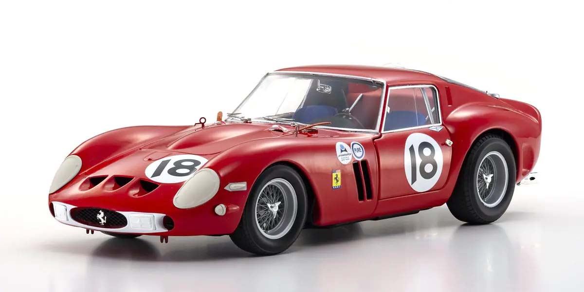 Kyosho 1:18 Ferrari 250 Gto Daytona 3H 1St Oa 1963 Nr.18