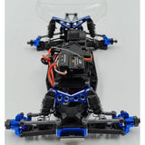 Yeah Racing Aluminum Shock Tower Set (F & R) For Losi 1/24 Micro-B 2Wd Buggy / 1/28 Micro-T Truck