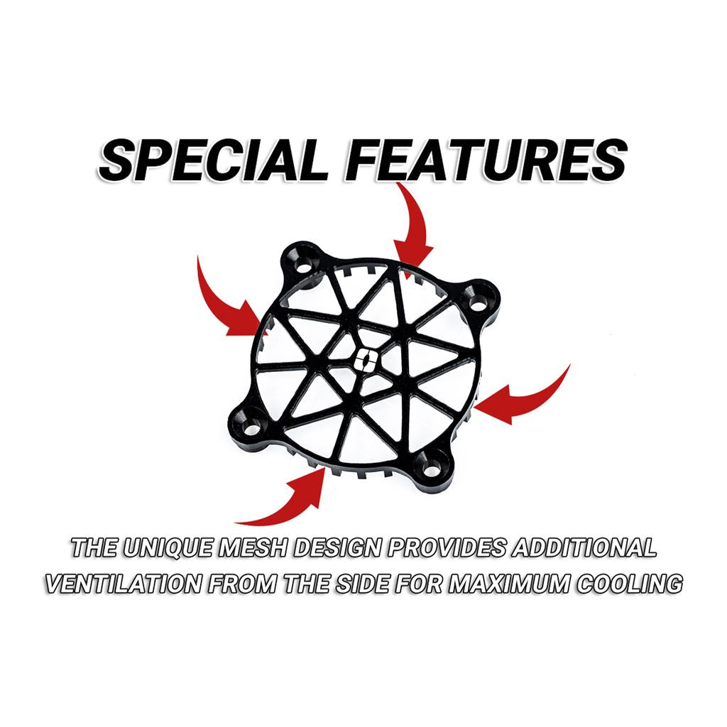 Nosram Alloy Safety Mesh V2 For 40Mm Fan - Black