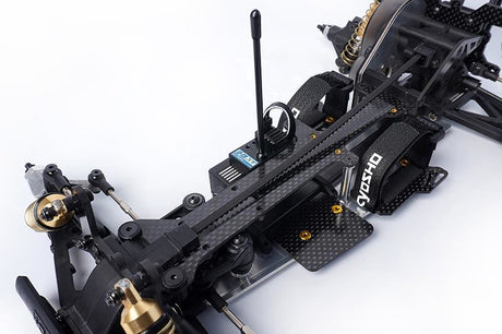 Koswork 2.0Mm Carbon Radio Plate & Esc Mount For Kyosho Optima Mid