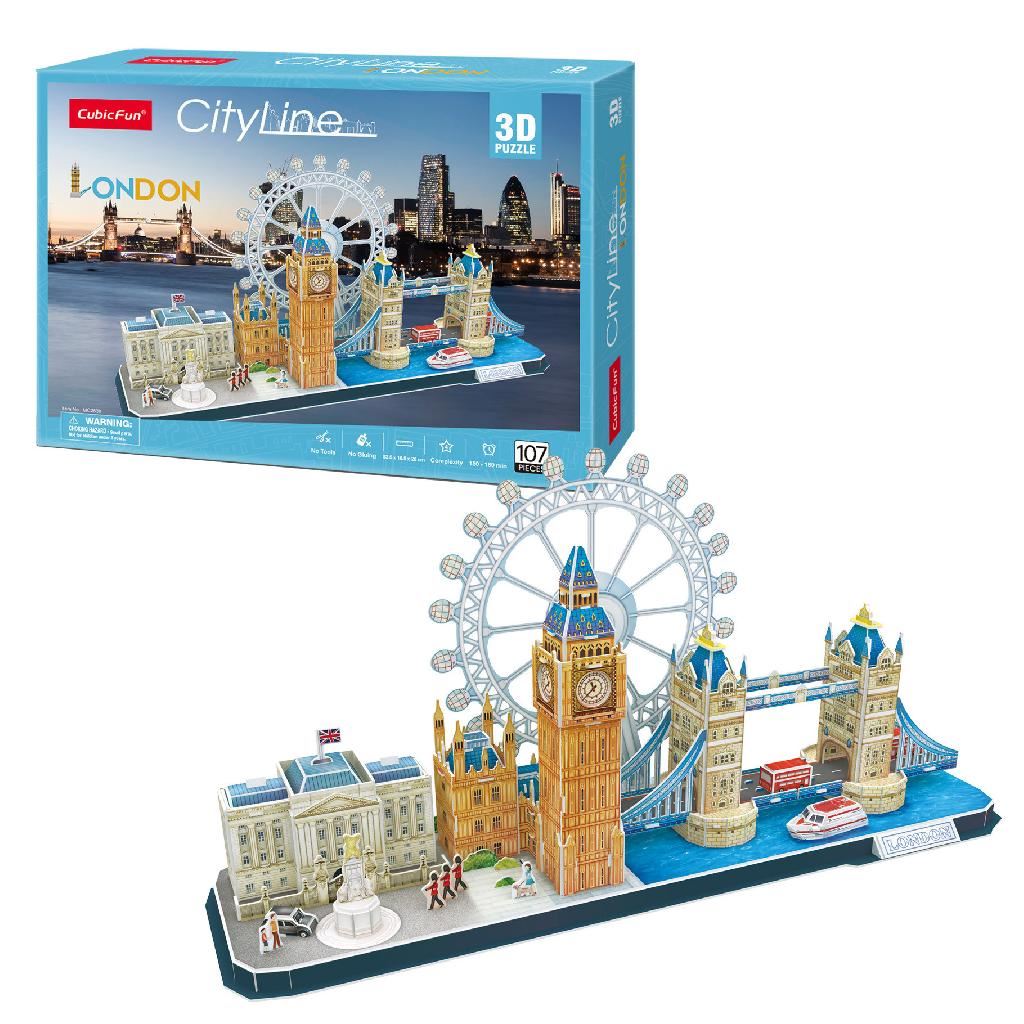 Cubicfun London Cityline (107 Pieces)