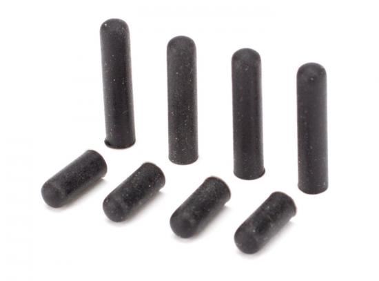 Spektrum Silicon Switch Cover Set Black: DX18QQ (SPMA3075)