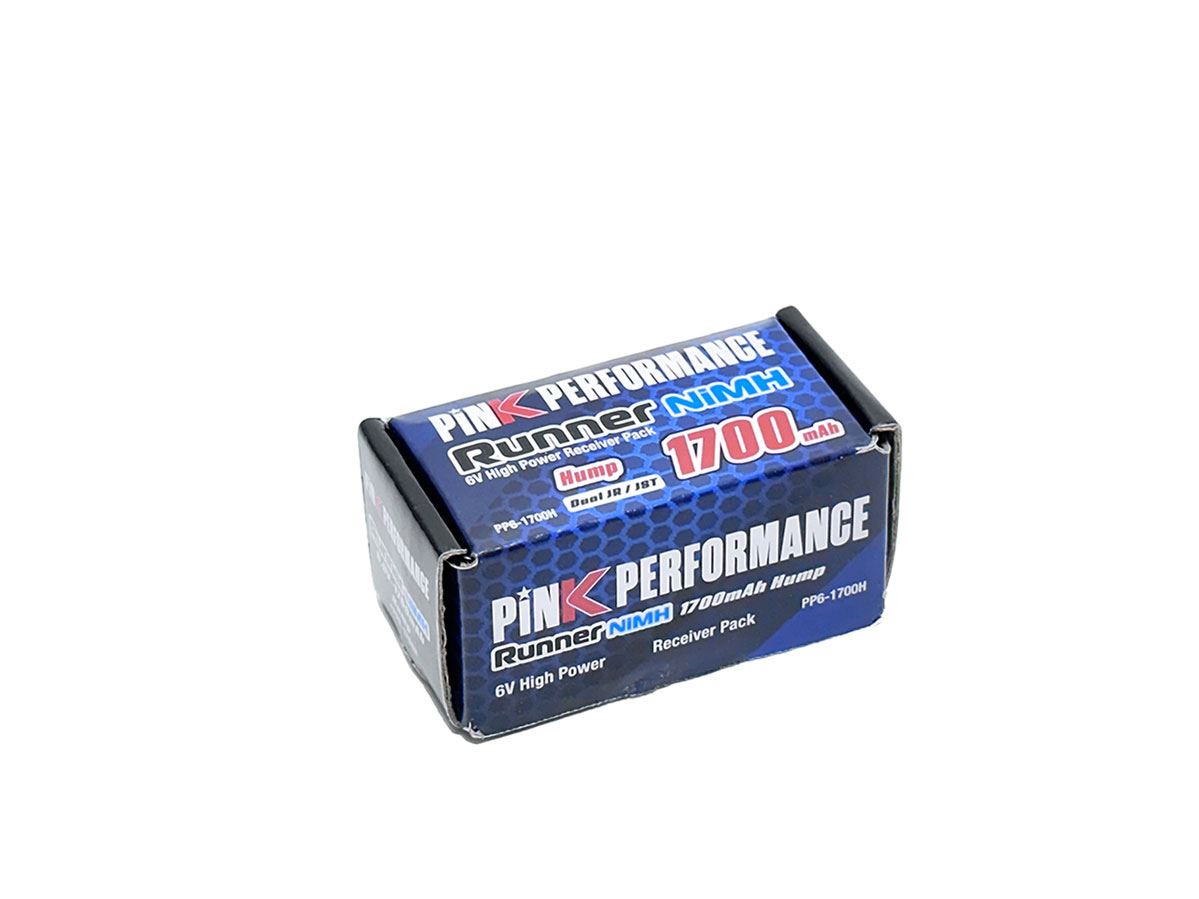 Pink Runner Rx Nimh 6.0V-1700 (Dual Jr-Jst) 51X32X31Mm 120G - Hump