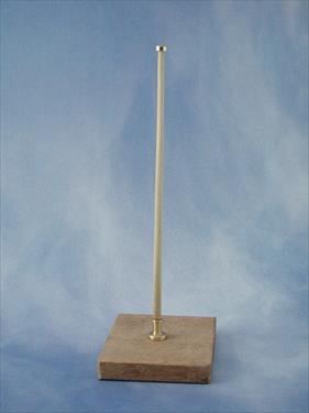 Radio Active Profiled Flagstaff Complete (Brass And Wood)(Pk2)