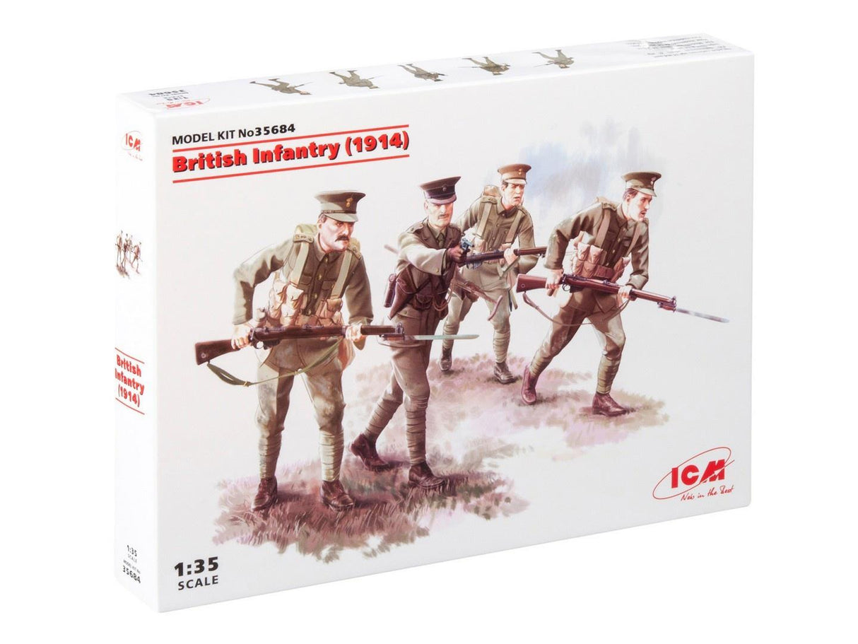 Icm British Infantry (1914) 4 Figures