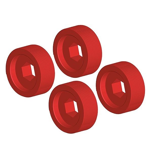 Corally Pivot Ball Adjusting Nut Aluminum 4 Pcs