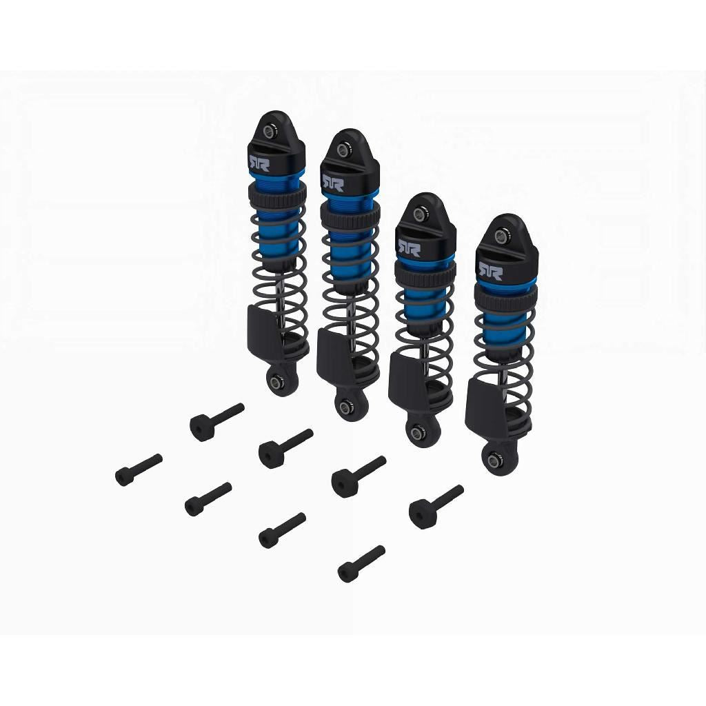 Arrma Shock Set, Front/Rear Assembled, Tbc Cst Oil, Blue (4Pcs): M