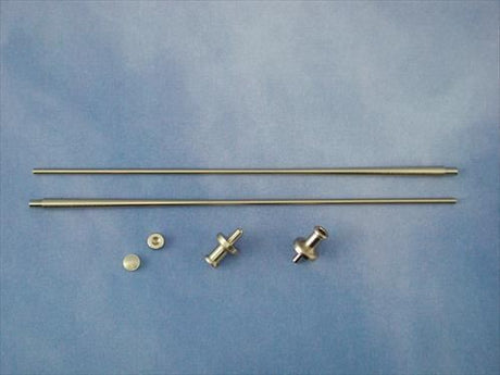 Radio Active Profiled Flagstaff Complete (Brass)(Pk2)