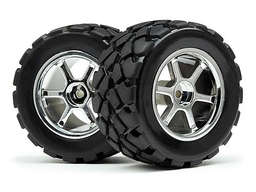 HPI Mounted Vt Tire/Wheel Set (4Pcs)