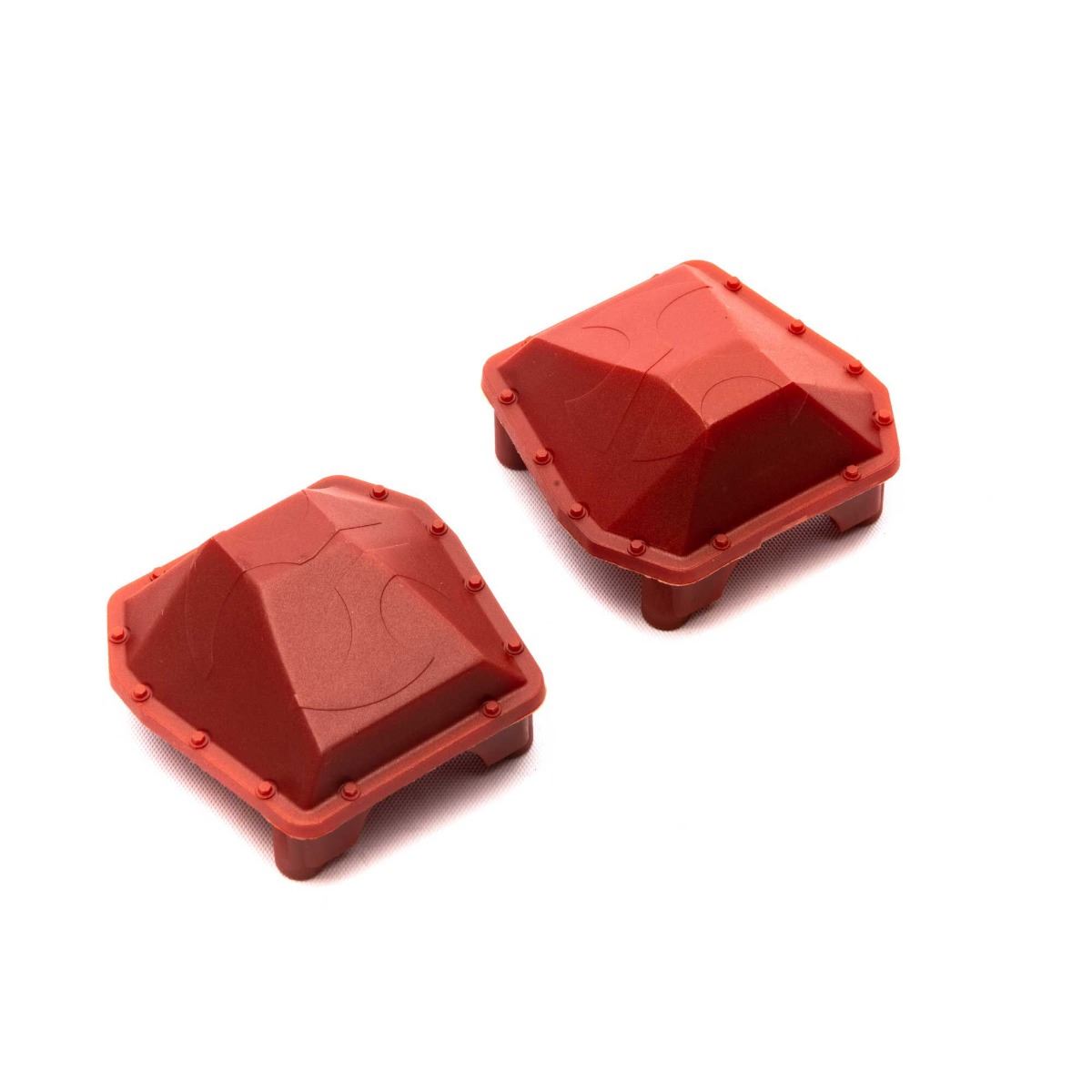 Axial SCX6: AR90 Diff Cover Axle Housing Red (2)