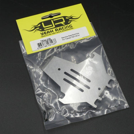 Yeah Racing Stainless Steel Skid Plate For Traxxas TRX-4 TRX-6 Silver