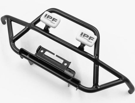 RC4WD STEEL TUBE FRONT BUMPER W/IPF LIGHTS FOR MST 1/10 CMX W/ JIMNY J3 BODY