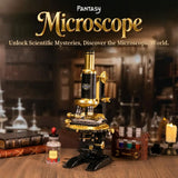 Pantasy Retro Microscope With Accessories Set - 1107 Pcs