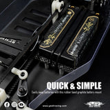 Yeah Racing Aluminum & Carbon Essential Conversion Kit Black For Yokomo 870C Super Dog Fighter Yz10 2023