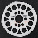 Yeah Racing Competition Delrin Spur Gear 64P 104T For 1/10 On Road Touring Drift
