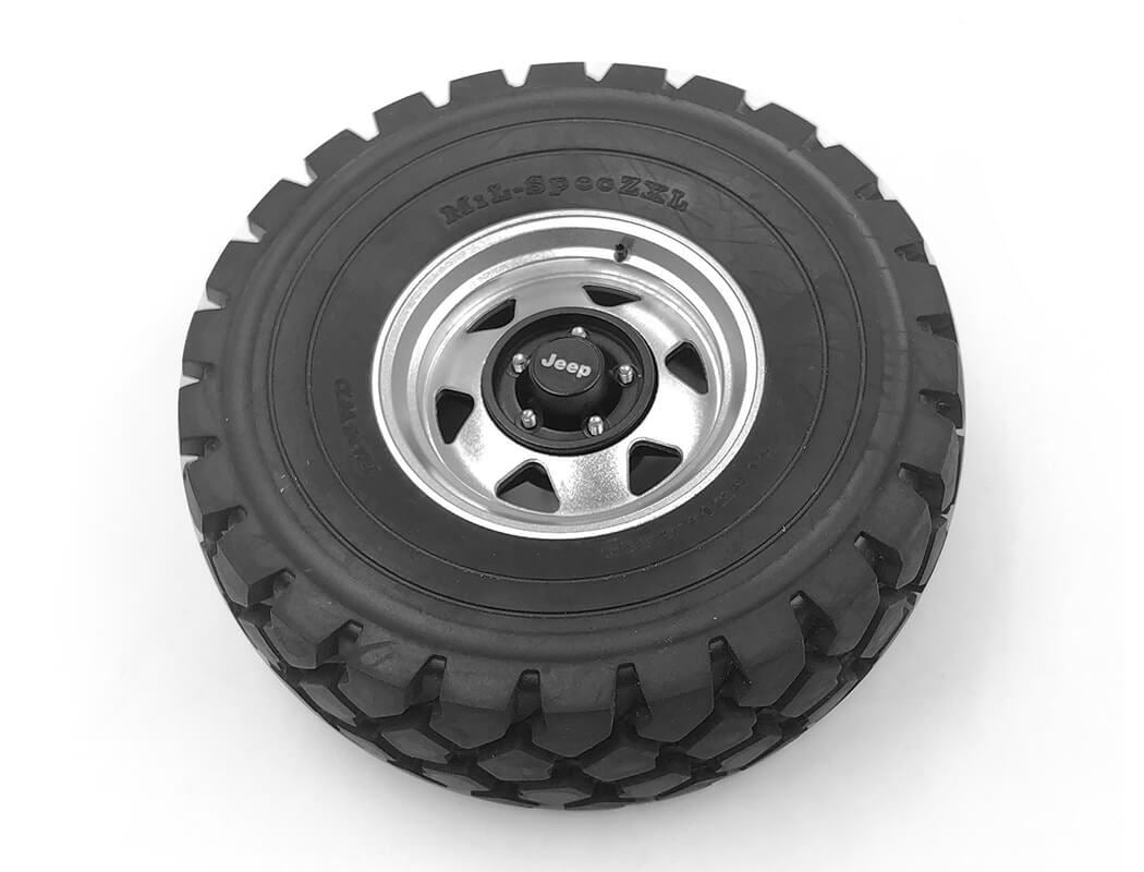 RC4WD OEM XJ 1.9  BEADLOCK WHEELS (CHROME)