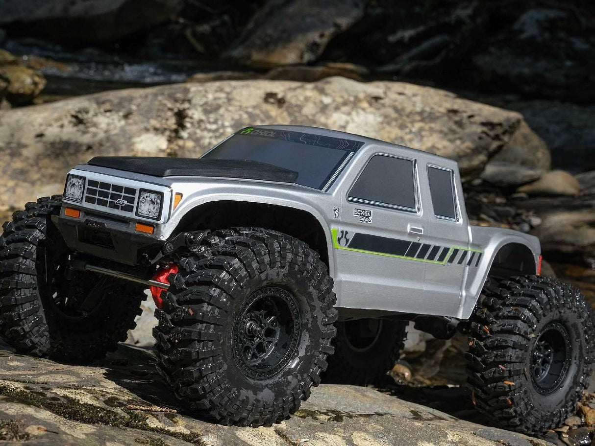 Axial 1/10 Scx10 Iii Coyote 4X4 Rtr Brushed Rock Crawler, Silver