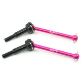 Yeah Racing Aluminum 7075 44mm Rear Universal 2pcs For 3Racing Sakura D3 D4 Pink