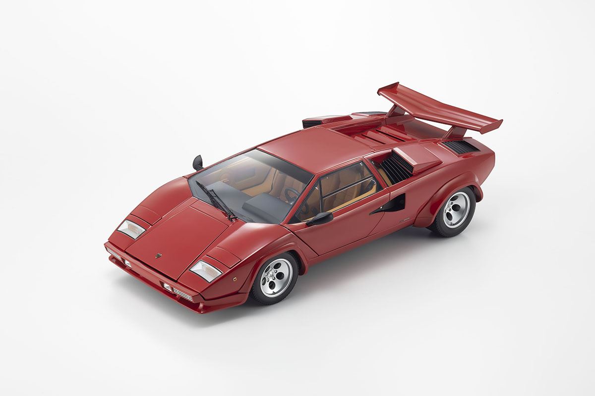 Kyosho 1:12 Lamborghini Countach Lp500 S Red/Tan Interior