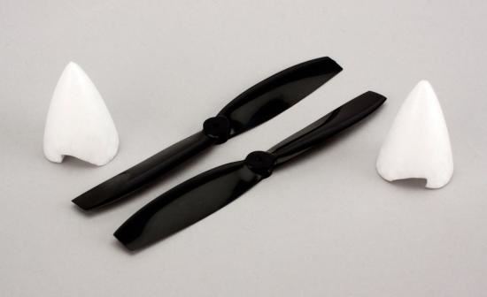 Hobby Zone Propellers and Spinner Set: Firebird Stratos