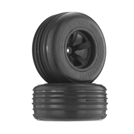 Arrma DBoots Dirtrunner ST Tyre Set Glued (Black) (2Pcs/Front)
