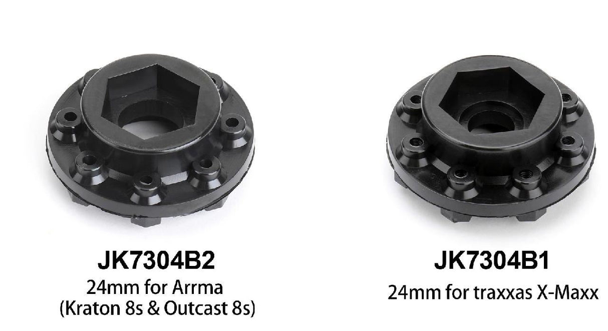Jetko Ex Tyre Xmt Wasteland Belted Black Wheel 24Mm Xmaxx & Kraton(2)