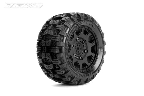 Jetko Ex Tyre St Raptor Black Wheel 2.8In Hex 12-14-17Mm (2)