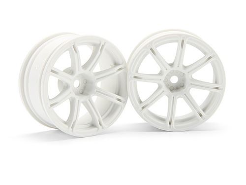 HPI Work Emotion Xc8 Wheel 26mm White (6mm Offset)