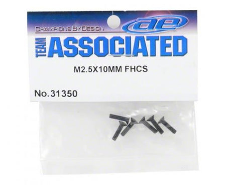 TEAM ASSOCIATED M2.5 X 10MM FHCS (10)