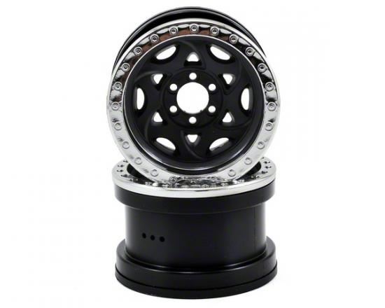 AXIAL 2.2 Walker Evans Wheels Chrome Black (2)
