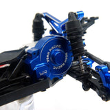 Yeah Racing Aluminum Motor Plate W/Cover For Losi 1/24 Micro-B 2Wd Buggy / 1/28 Micro-T Truck