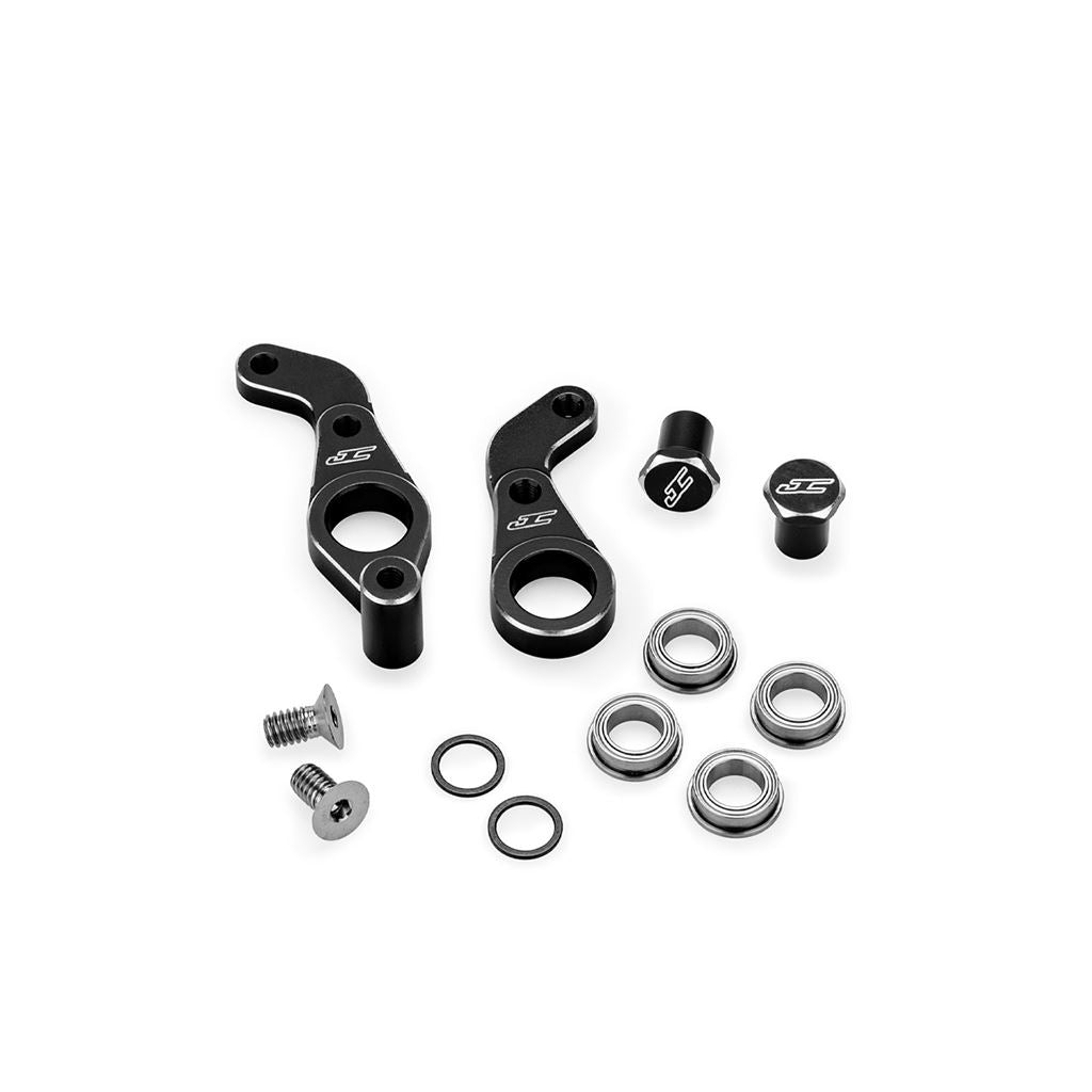 Rc10 | Rc10T 4Wd Aluminum Steering Bellcrank Black