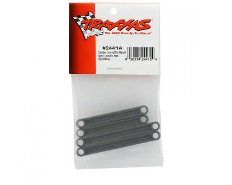 TRAXXAS Camber link set for Bandit (grey) (plastic/ non-adjustable)