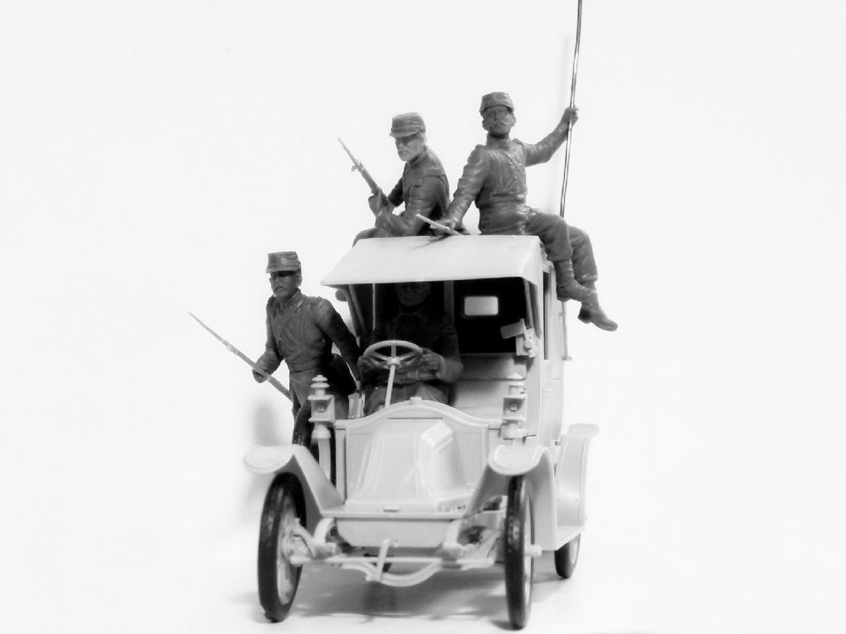 Icm Battle Of The Marne (1914) Taxi Car With French Infantry