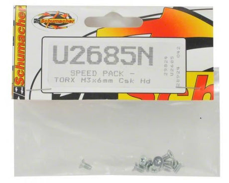 Schumacher Speed Pack - Torx M3 x 6 Csk