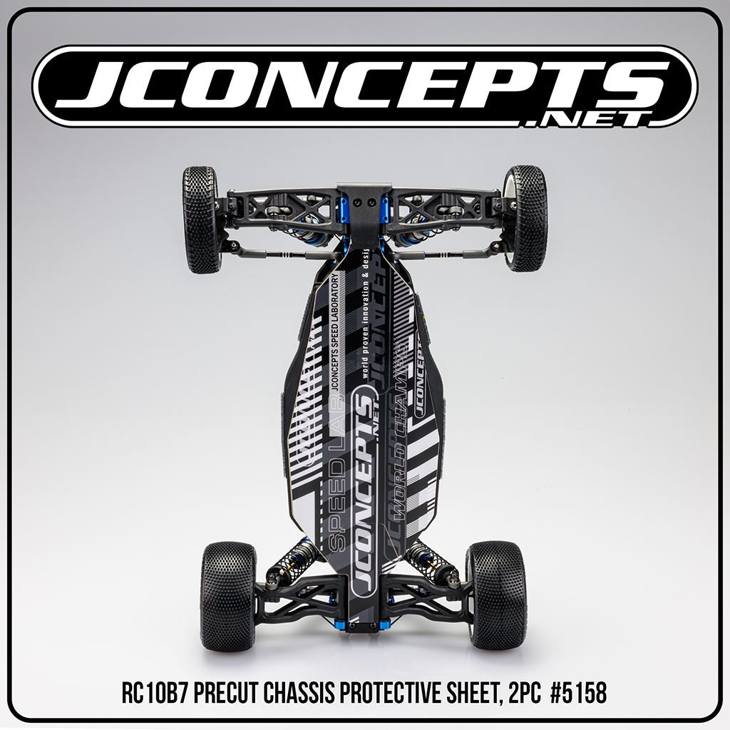 RC10B7/D Pre Cut Chassis Skin - 2pc