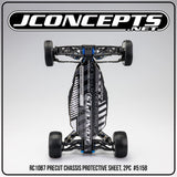 RC10B7/D Pre Cut Chassis Skin - 2pc
