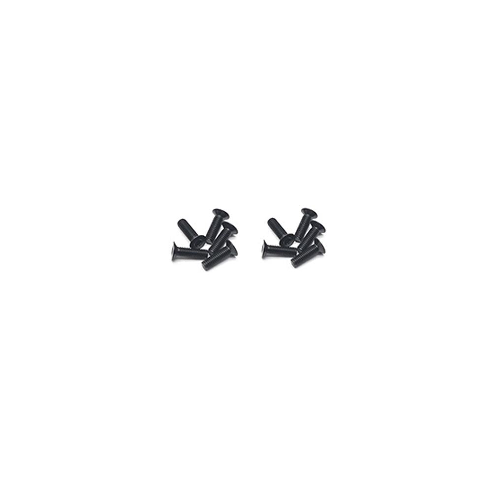 110-Degree Titanium Allen Countersunk M3X10 (10)
