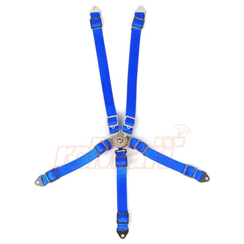 Yeah Racing 1/10 RC Scale Accessory Safety Belt Blue