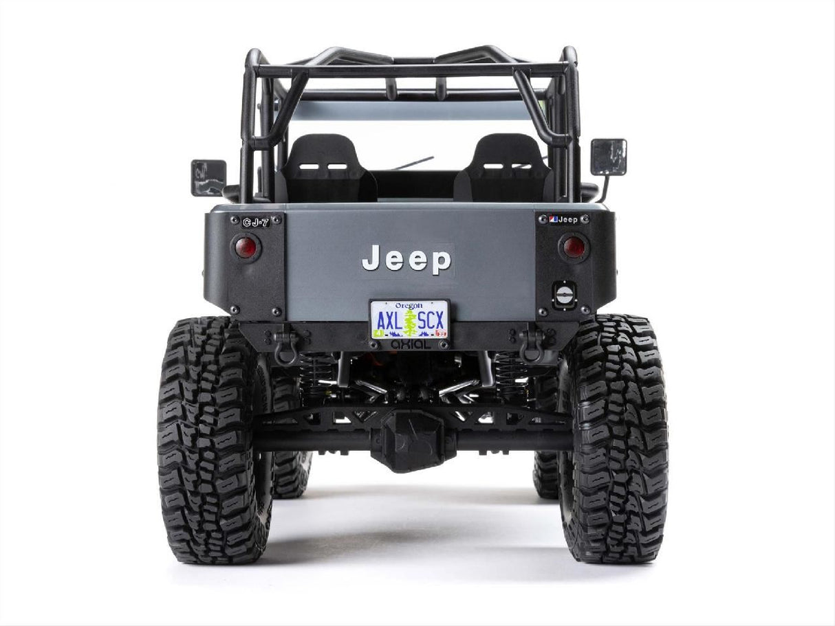 Axial 1/10 SCX10 III Jeep CJ-7 4WD Brushed RTR, Grey