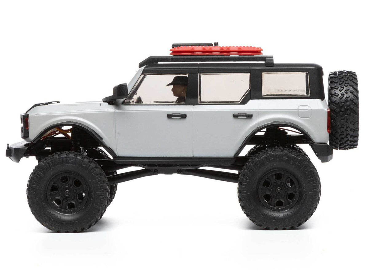 Axial 1/24 SCX24 2021 Ford Bronco 4WD Truck Brushed RTR, Grey