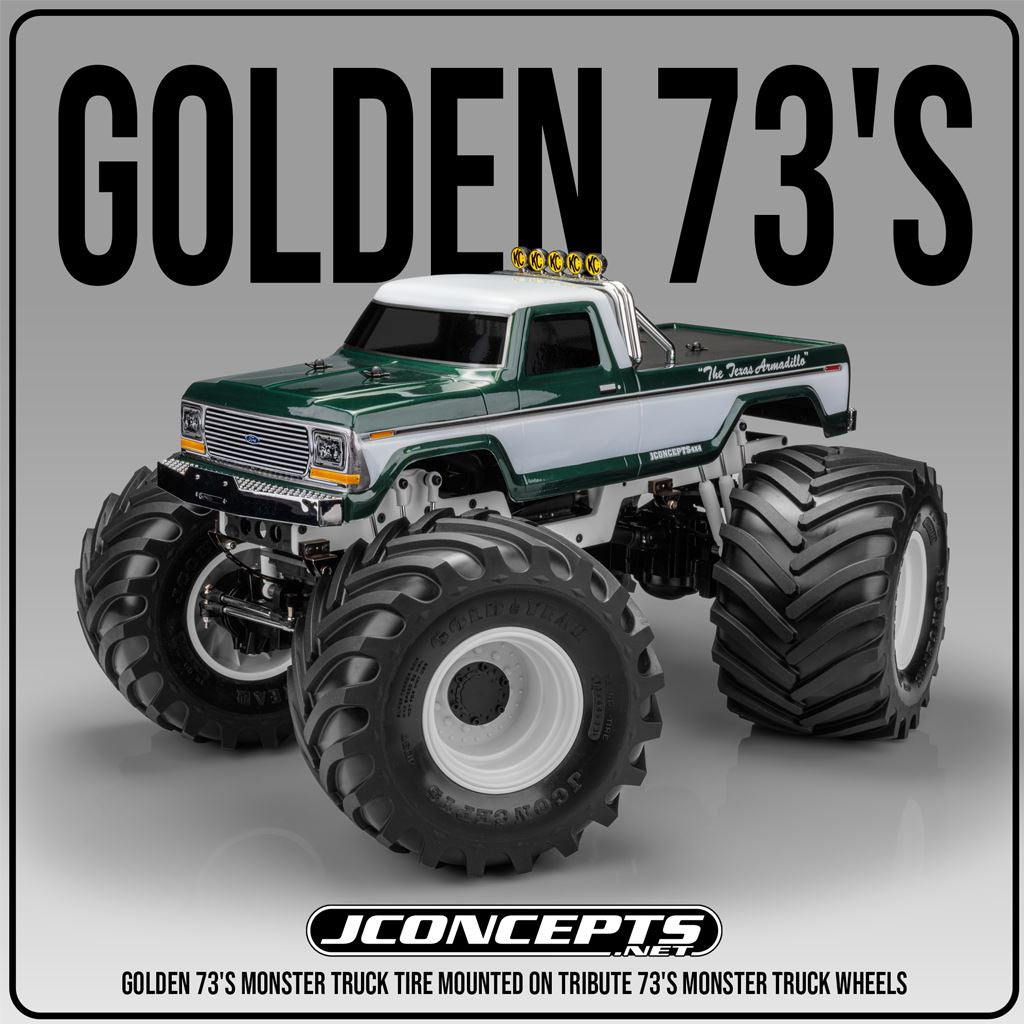 Golden 73's - Monster Truck Tire - Blue